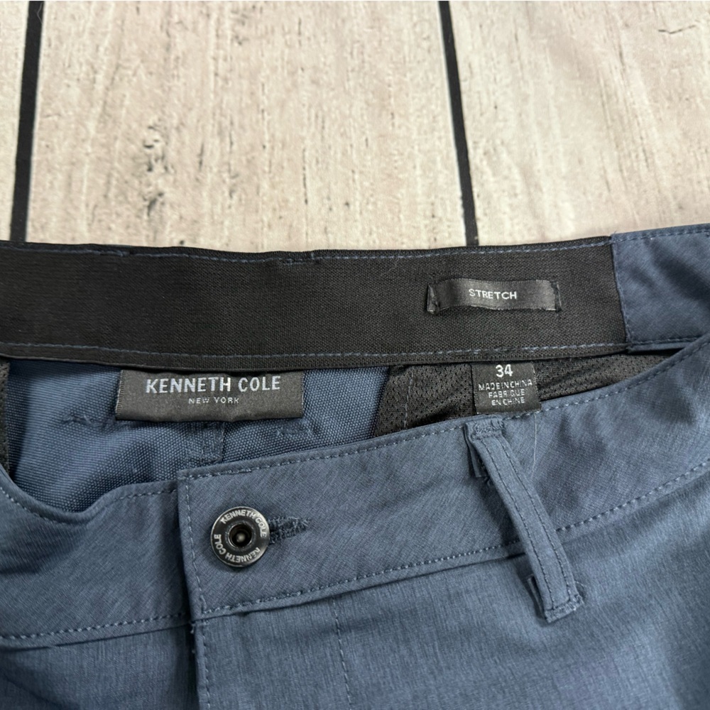 Kenneth Cole Men's Golf Shorts Blue Size 34 Casual Summer NWOT - Picture 3 of 5